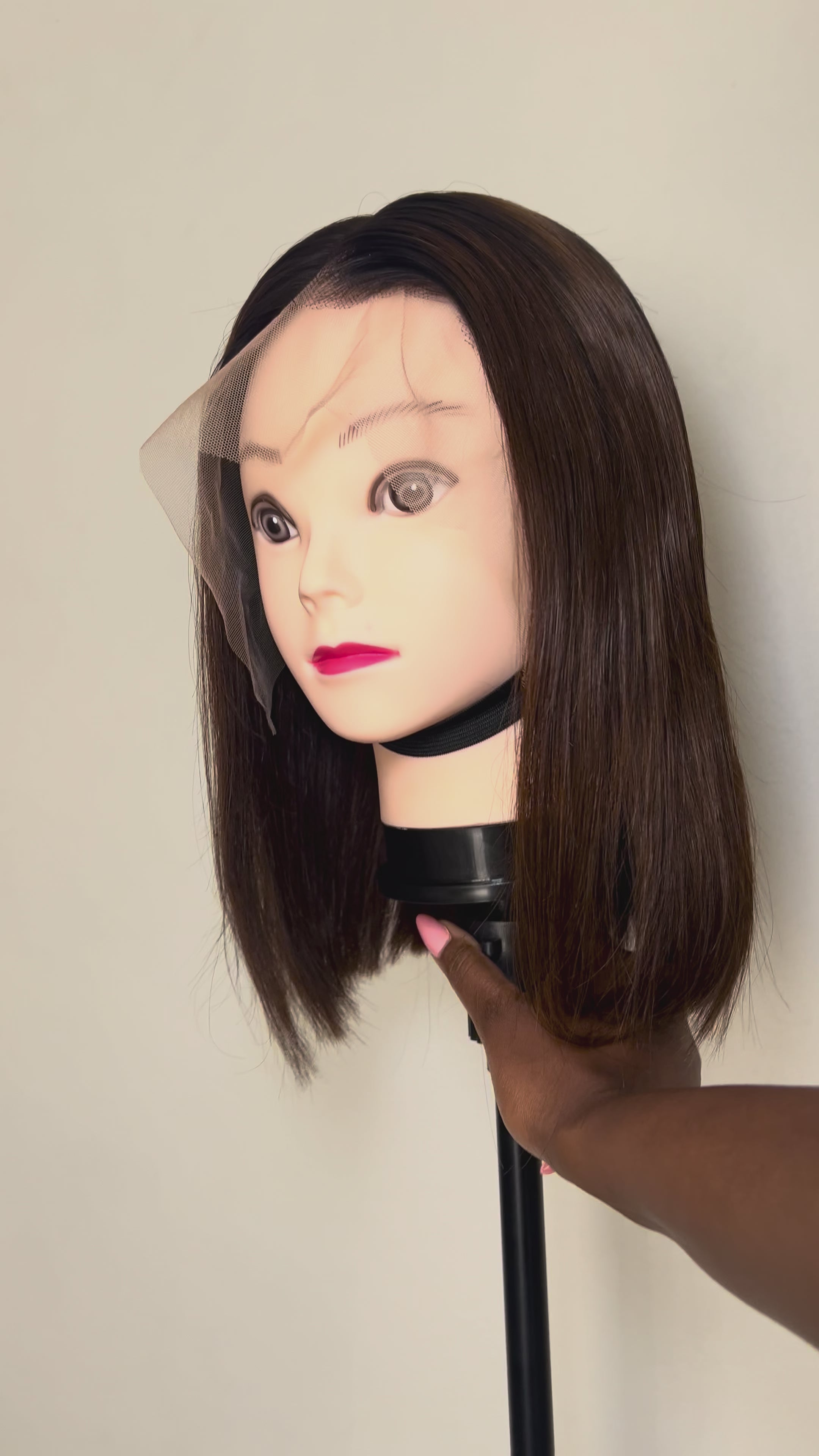 10” Ombré Brown 13x6 HD Bob Wig